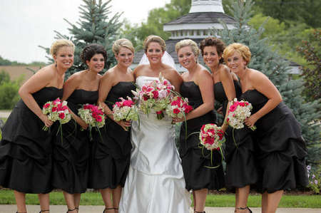 Bridal party makeup and hair by Loni